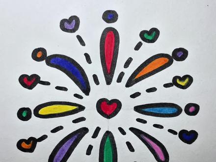 爸爸画的vs妈妈画的烟花,你更喜欢哪个呢#简笔画 #画画 #烟花简笔画 #一起学画画 #元旦