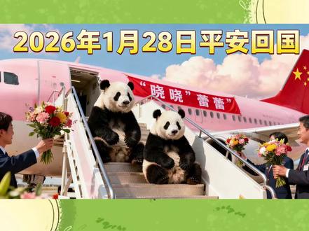 顶流熊猫回国,日本迎接零熊猫时代!🐼
#大熊猫晓晓蕾蕾入住雅安基地 #野生动物保护 #晓晓蕾蕾 #安全抵达