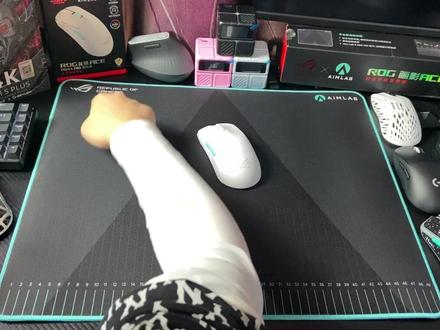 不只为点小球!ROG【画影ACE】aimlab联名 细面乱纹涂层鼠标垫 使用有感#游戏外设 #鼠标垫 #无畏契约 #ROG