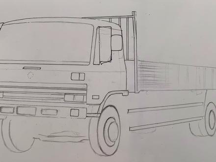 90年代东风卡车康明斯,#我与汽车的日常 #汽车 #一起学画画