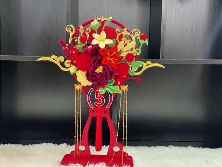 钩针中式团扇新娘手捧花教程五
#钩针教程 #钩针编织教程 #钩针手捧花 #手捧花教程 #新娘手捧花教程