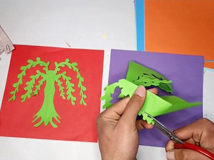 #儿童剪纸手工 祝各位女王们,节日快乐啊😁