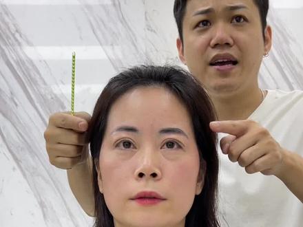 长脸型,菱形脸、太阳穴凹、发量少。优雅与气质并存,让普通变得不普通,泉州到石狮市@DOU+小助手 #石狮市唐一造型