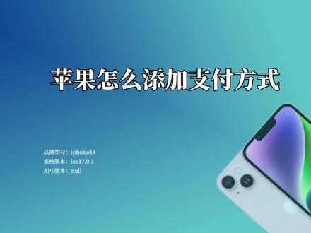 苹果怎么添加支付方式 #手机技巧分享