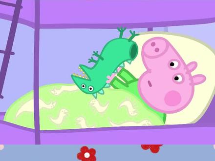 恐龙先生的尾巴没有了#益智动漫 #简笔画 #小猪佩奇