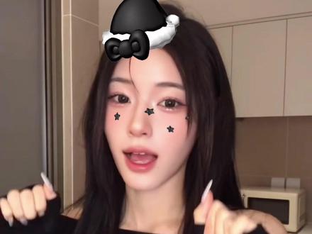 黑色圣诞造型★ #BlackSanta特效 #foryoupage #tiktok #谁用谁好看 #想把这个妆焊在脸上