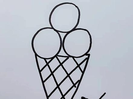 你还这样画冰激淋吗#简笔画 #儿童简笔画 #幼儿简笔画 #创意简笔画 #零基础学画画 #育儿