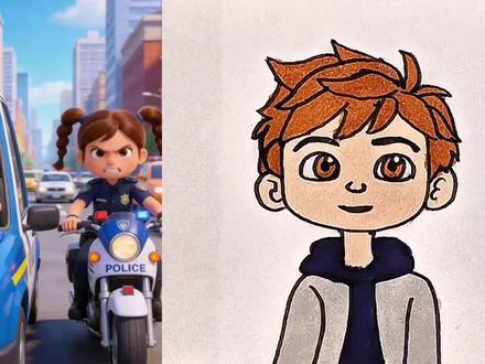 比赛谁先加油#简笔画 @抖音小助手 @抖音创作者中心 @抖音青少年