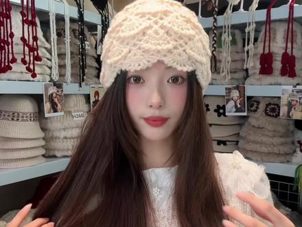 包头针织帽到底怎么戴#包头帽 #帽子一戴谁都不爱