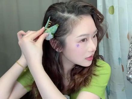 适合蛋卷头的2种造型!#编发教程 #高颅顶 #甜酷风