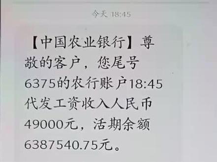 以为公司不会发工资了,没想到😄😄