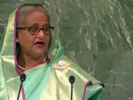 未听美国指使被迫下台,邻国总理逃亡后首度发声:拒绝交出主权 #军事 #哈西娜 #孟加拉国