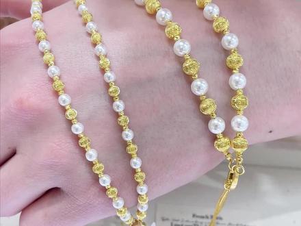 它不仅仅是南洋金珠~更是与贝珠搭配的随心扣万能链