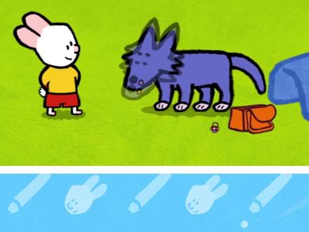 一分钟学画狼 路易和它一起在月夜呐喊#画画 #简笔画 #萌知计划 #抖来涨知识 @抖音青少年 #春日动画乐园