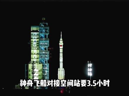 神舟飞船对接空间站要3.5小时,俄罗斯仅需3个小时,美国要28小时#航天 #探索宇宙 #探索地球 #神舟飞船 #空间站