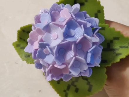 拼豆绣球花,适合喜欢花又养不好花的姐妹们#拼豆图纸 #绣球花#像素图#拼豆要用融合 #我染上了拼豆 #手工花制作 @空调十七度