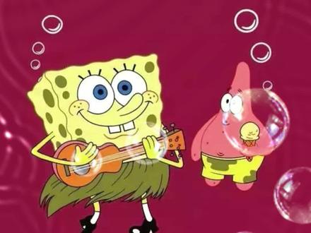 派大星,我们去抓水母吗?#戴上耳机 #治愈系 #纯音乐 #音乐分享 #海绵宝宝 #派大星