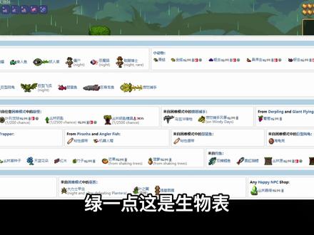 泰拉瑞亚:老哥一本正经的讲生物环境,怪物的生成与怪物的掉落 #泰拉瑞亚 #泰拉瑞亚手游 #泰拉瑞亚教学