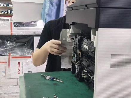 #同城精选 #图文快印 #打印机 #三星 三星4821hn打印机定影卡纸解决案例