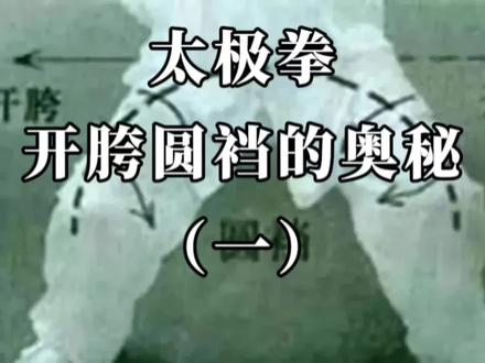 太极拳开胯圆裆的奥秘#如何学习太极拳 #太极拳教学