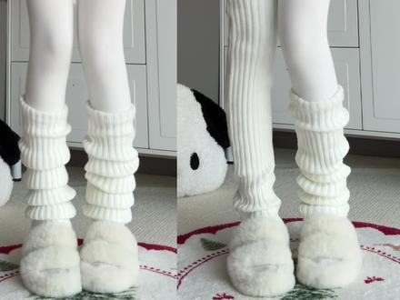 堆堆袜的不同穿搭分享‼️ 堆堆袜的两种穿搭方法来啦!70cm最高🉑拉到大腿根处 袜套拉至小腿处 一层层堆叠下去超有个性✨宝宝们快来get最近超火的堆堆袜穿搭!#穿搭 #袜套推荐#厚白美学 #袜子控#堆堆袜