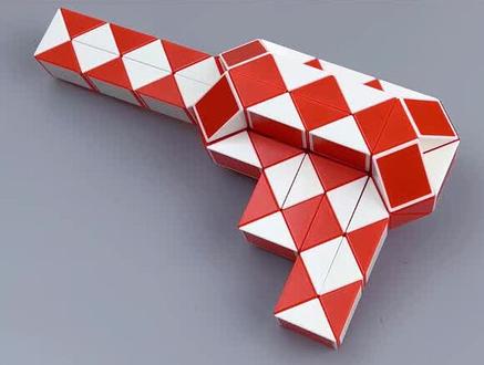 72段魔尺变手机,百变魔尺,百变造型,跟我一起来挑战,一百种不同折法 #魔尺 #72段魔尺 #魔尺教程 #一款益智开发孩子大脑 #专注力