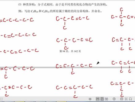 接上条,C6H12属于烯烃的同分异构体,它们分别怎么命名呢?#关注我每天坚持分享知识 #每天跟我涨知识 #高中化学 #有机化学 #有机命名