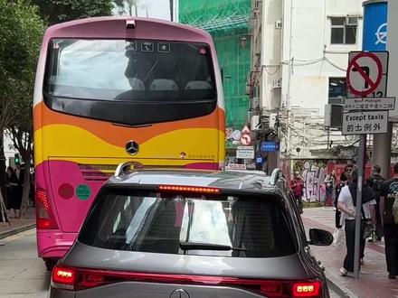 铜锣湾街头香港牛逼的HK99号靓车牌! #靓车牌