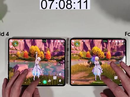 续航测试:三星z fold4对比三星z fold5?没想到差距这么大?