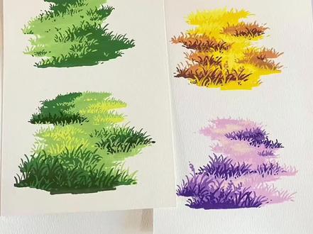 今天来讲怎么画草地~基础版和进阶版都有,稍微有点长,删删减减录了很久,希望大家能实现画草地自由😄
#画画其实很简单 #跟着抖音学画画 #丙烯马克笔 #绘画教程 #一起学画画