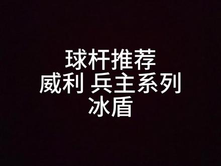 球杆推荐 威利兵主系列 冰盾#威利#威利冰盾