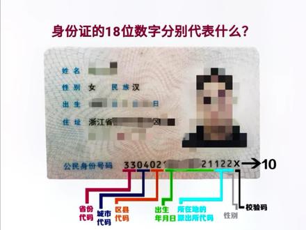 普及身份证知识,尤其最后一位是X的,不要再有疑问了
