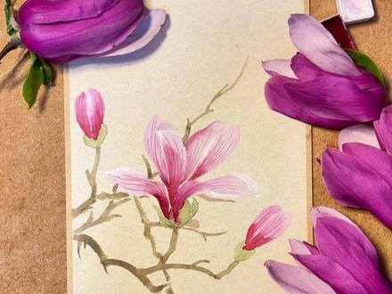 从调色开始教会你画
国画玉兰花~
#没骨画 #国画教程 #国画 #青年创作者成长计划 #百young非遗计划 @DOU+小助手 @抖音作者助手 @DOU+上热门 @抖音小助手 @抖音精选官方账号
