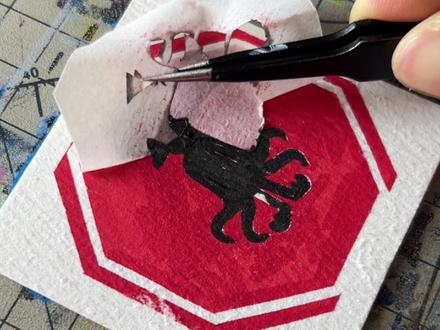 动画档案Entity801:章鱼哥 #海绵宝宝 #章鱼哥 #手工diy #跟着抖音学画画 #美纹纸雕刻