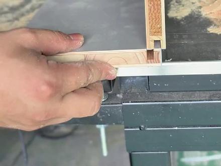 入户门海棠角制作#手工柜子制作 #入户门套 #同城精选