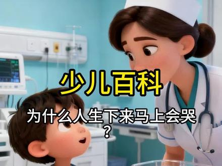 为什么宝宝生出来一定要哭? 为什么宝宝生出来一定要哭?#少儿百科