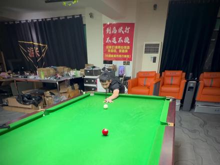 陈家班阿至小转大真实感受分享 #热爱台球也是一种生活#游米台球器材#塔里克净月酒红 #小转大球杆