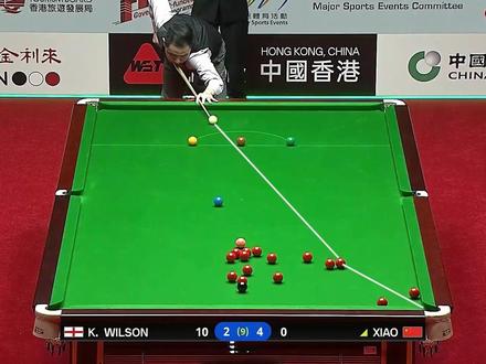 横扫囧哥晋级!肖国栋在香港手感火热,5:2轻松晋级16强! #斯诺克 #肖国栋 #囧哥威尔逊 #香港大奖赛