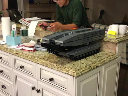 乐高LEGO -美国军用M60AVLB装甲架桥车