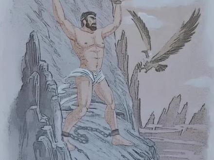 为人类盗取火种的英雄普罗米修斯,如果你不喜欢哪个造型?就惩罚哪个孩子吧!#课本上的人儿 #语文书#乱涂乱画