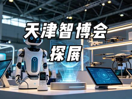 天津智博会怎么逛?看这条!天津智博会收藏级攻略 #2026世界智能产业博览会 #智行天下能动未来潮我看 #点赞天津 天津智博会,别错过这几馆
