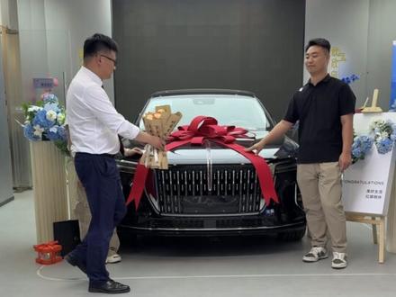 红旗让理想飞扬#提车vlog #25款红旗h9 #h9