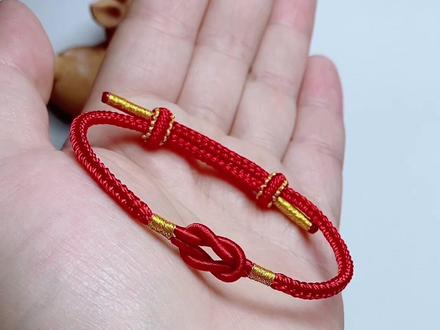 愿得一人心,白首不相离 #手绳教程 #红绳 #莫相离手绳 #新手编绳教程