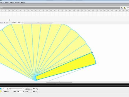 flash制作扇子打开的教程 #flash扇子打开 #flash做扇子效果 #flash扇子动画教程