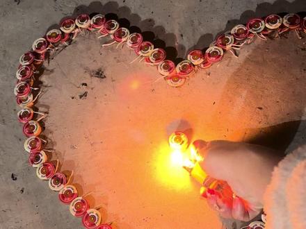 #彩菊烟花 成功点燃彩菊烟花正确放法~~~