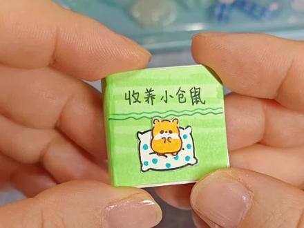 收养小仓鼠豆豆本 #手工 #豆豆本 #自制豆豆本 #安静书