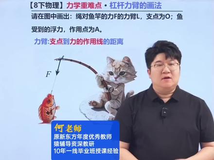 八下物理力学必会!杠杆力臂的画法! #物理 #初中物理 #初二物理 #八年级物理 #初中物理怎么学