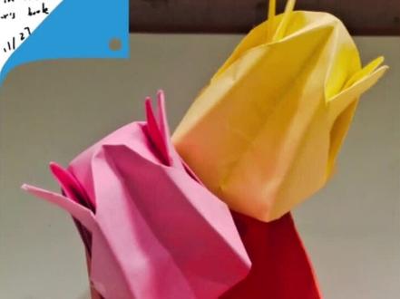 #手工折纸荷花#简单易学#折纸教程#工艺#抖音小助手