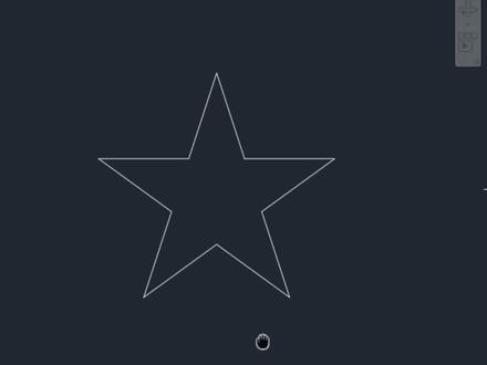 CAD里怎么画五角星?#CAD零基础 #cad零基础教学 #CAD #cad教程 #cad画图