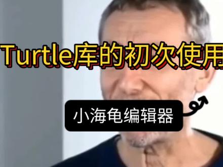 Turtle库海龟编辑器#编程 #少儿编程python #编程入门 #程序代码
